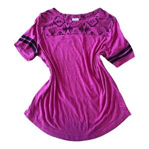 Victoria’s Secret PINK Tribal Print Varsity Tee Women’s Large
